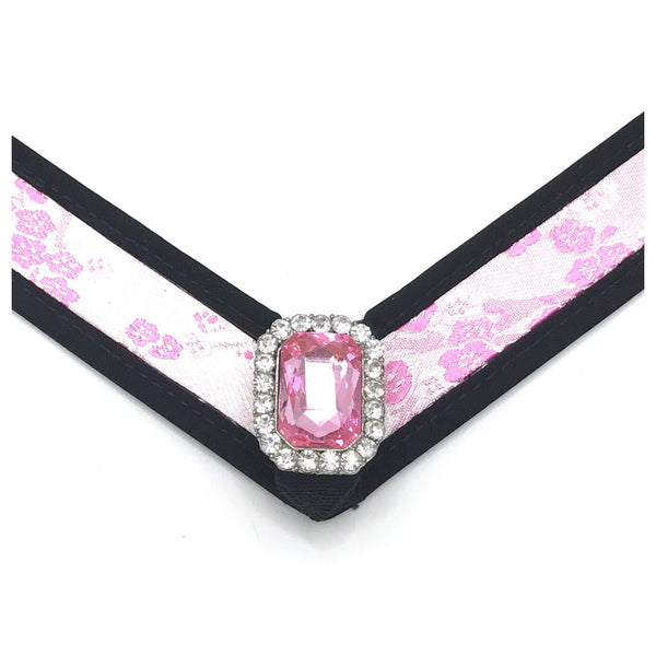 Baby pink flowers strap